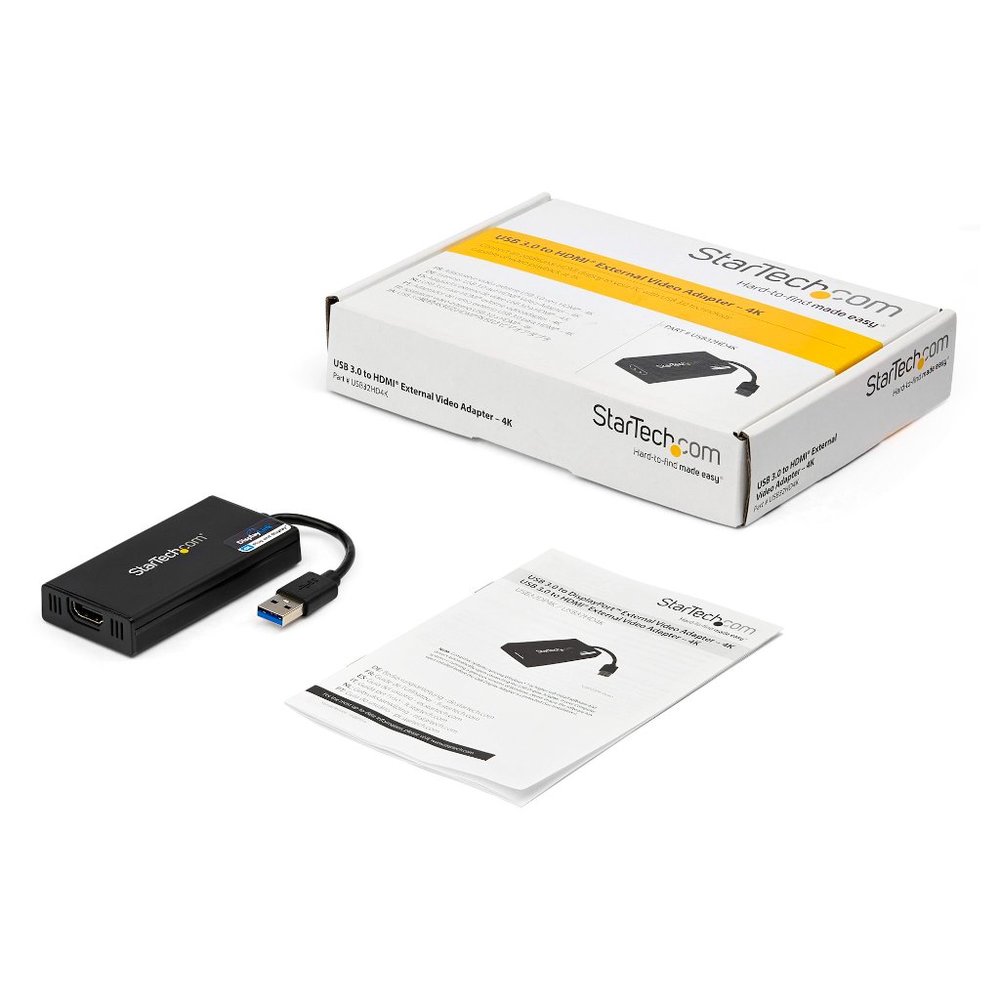 USB 3.0 to HDMI Adapter - 4K 30Hz Ultra HD - DisplayLink Certified